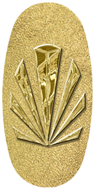 DASOV 602 GD SH GD Gold Sunburst Shimmer Gold Background